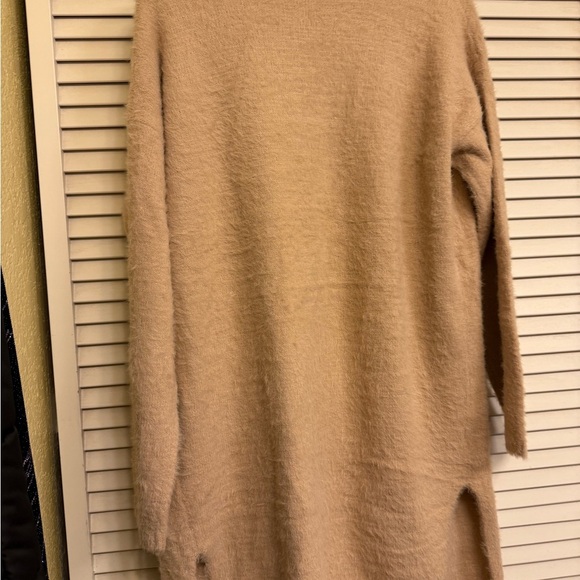 Nostalgia woman’s Cardigan Sweater Midi length Tan 3/4 Length NEW Sz XL - Picture 5 of 14